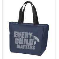 Every Child Matters Sketchy Pattern Zip Tote Bag