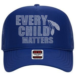 Every Child Matters Sketchy Pattern High Crown Mesh Back Trucker Hat