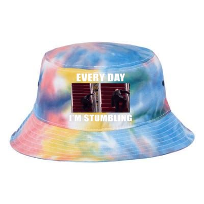 Every Day I'm stumbling Funny Biden Tie Dye Newport Bucket Hat