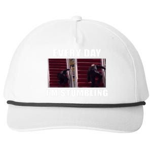 Every Day I'm stumbling Funny Biden Snapback Five-Panel Rope Hat