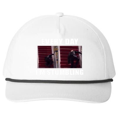 Every Day I'm stumbling Funny Biden Snapback Five-Panel Rope Hat