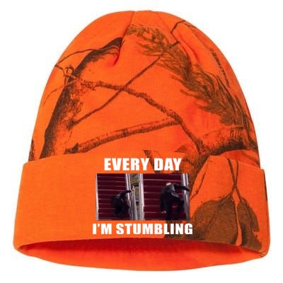 Every Day I'm stumbling Funny Biden Kati Licensed 12" Camo Beanie