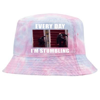 Every Day I'm stumbling Funny Biden Tie-Dyed Bucket Hat