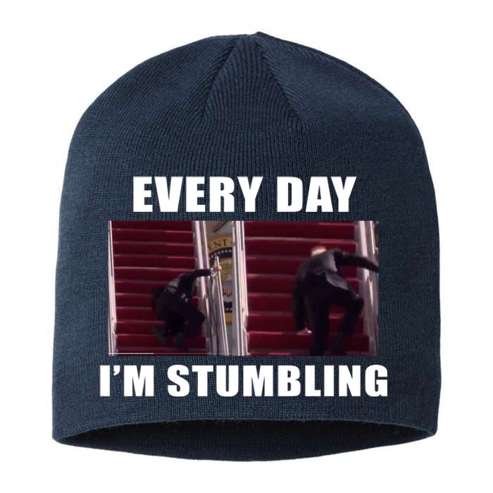 Every Day I'm stumbling Funny Biden Sustainable Beanie