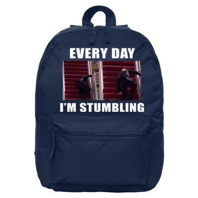 Every Day I'm stumbling Funny Biden 16 in Basic Backpack