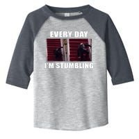 Every Day I'm stumbling Funny Biden Toddler Fine Jersey T-Shirt