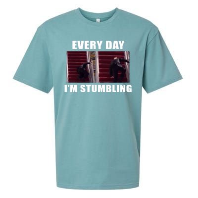 Every Day I'm stumbling Funny Biden Sueded Cloud Jersey T-Shirt