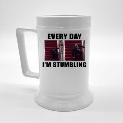 Every Day I'm stumbling Funny Biden Beer Stein