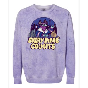 Every Dime Counts Colorblast Crewneck Sweatshirt