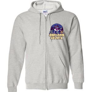 Every Dime Counts Full Zip Hoodie