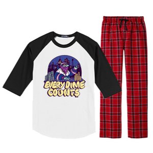 Every Dime Counts Raglan Sleeve Pajama Set