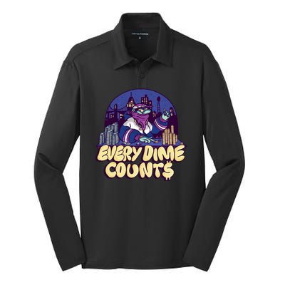 Every Dime Counts Silk Touch Performance Long Sleeve Polo