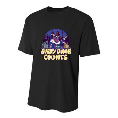 Every Dime Counts Youth Performance Sprint T-Shirt