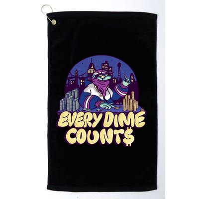 Every Dime Counts Golf Towel