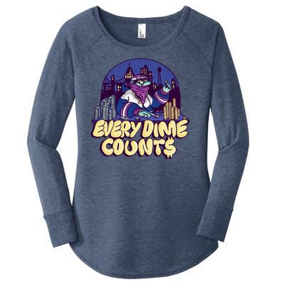 Every Dime Counts Women's Perfect Tri Tunic Long Sleeve Shirt