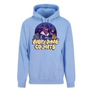 Every Dime Counts Unisex Surf Hoodie