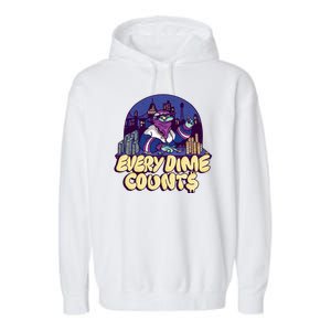 Every Dime Counts Garment-Dyed Fleece Hoodie