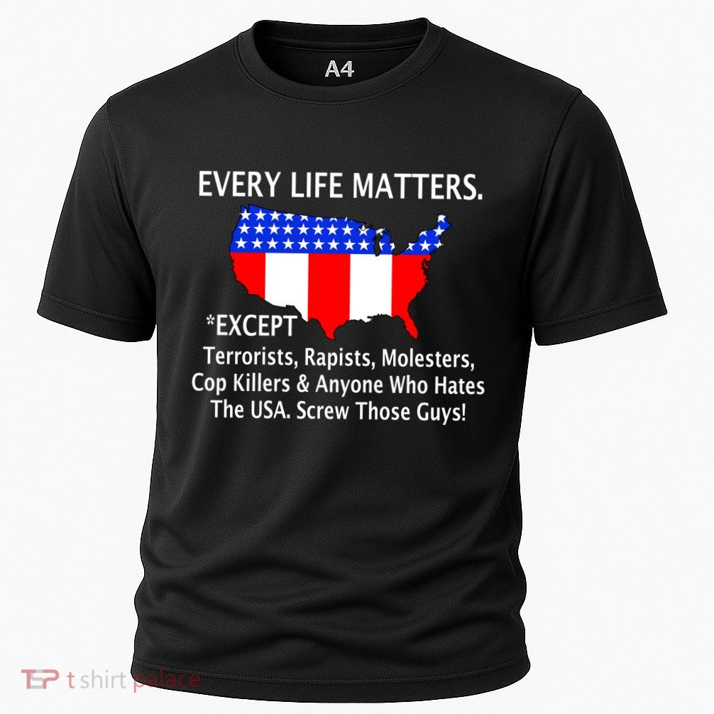 Every Life Maters Except Performance Shirt