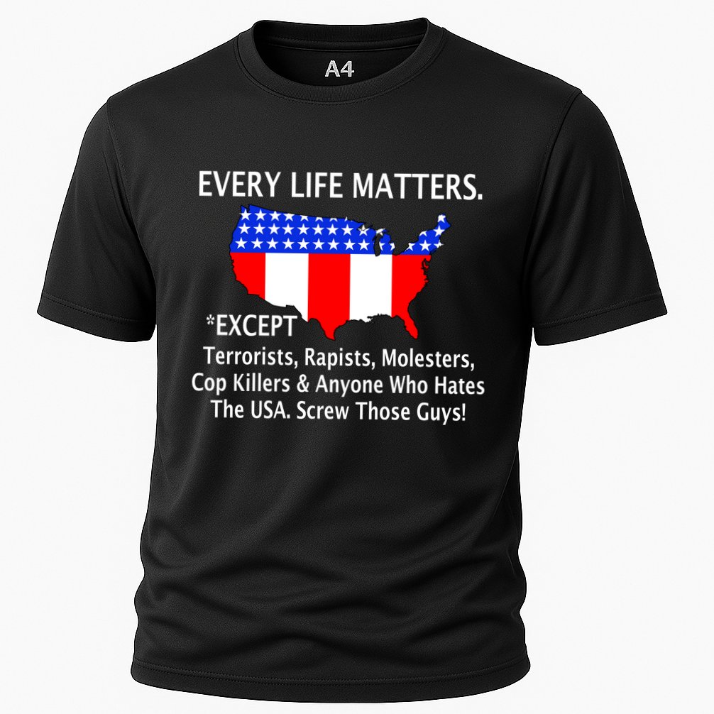 Every Life Maters Except Performance Shirt