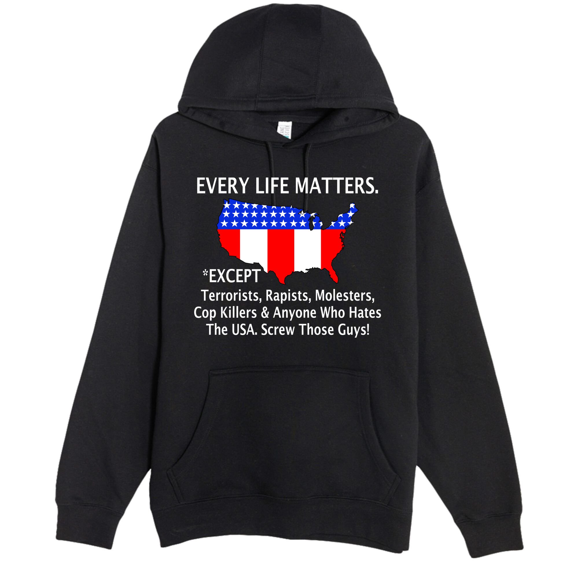 Every Life Maters Except Premium Pullover Hoodie
