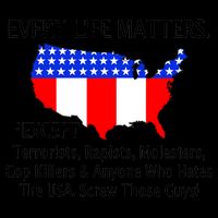 Every Life Maters Except 16oz Travel Tumbler
