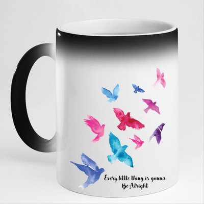 Every Little Thing Is Gonna Be Alright 11oz Black Color Changing Mug