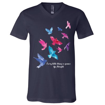 Every Little Thing Is Gonna Be Alright V-Neck T-Shirt