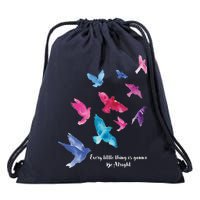 Every Little Thing Is Gonna Be Alright Drawstring Bag