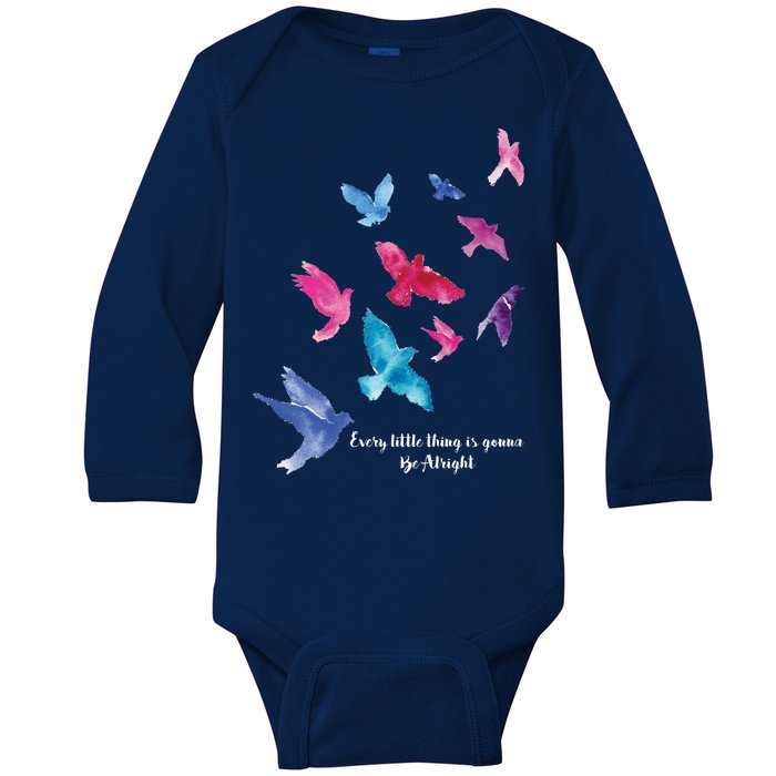 Every Little Thing Is Gonna Be Alright Baby Long Sleeve Bodysuit