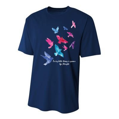 Every Little Thing Is Gonna Be Alright Youth Performance Sprint T-Shirt