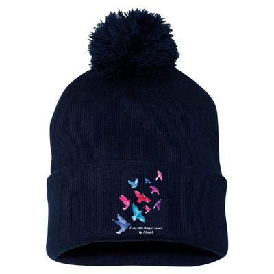 Every Little Thing Is Gonna Be Alright Pom Pom 12in Knit Beanie