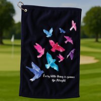Every Little Thing Is Gonna Be Alright Golf Towel