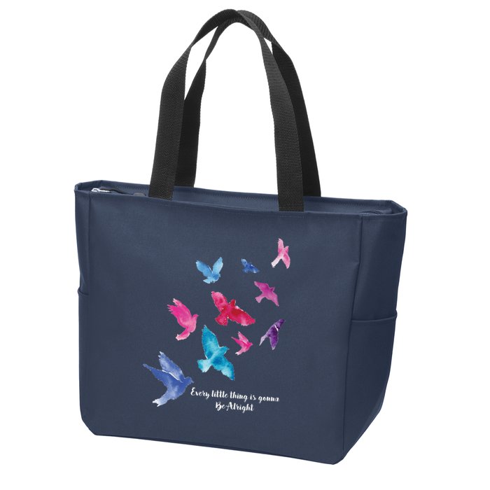 Every Little Thing Is Gonna Be Alright Zip Tote Bag