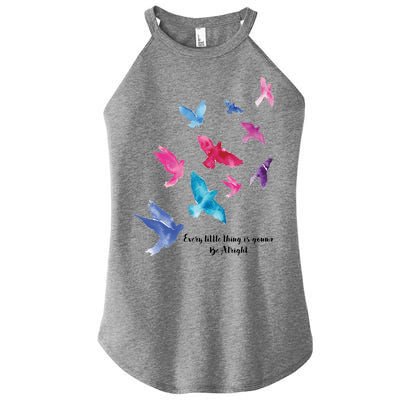 Every Little Thing Is Gonna Be Alright Women's Perfect Tri Rocker Tank