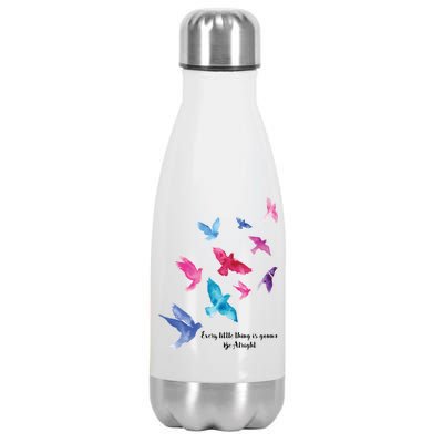 Every Little Thing Is Gonna Be Alright Stainless Steel Insulated Water Bottle