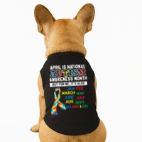 Every Month Is Autism Month Doggie Tank