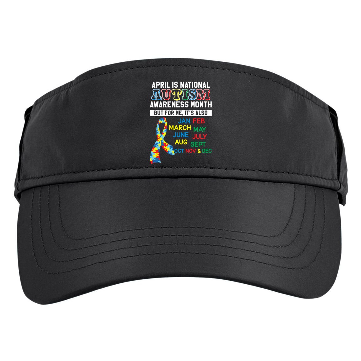 Every Month Is Autism Month Adult Drive Performance Visor