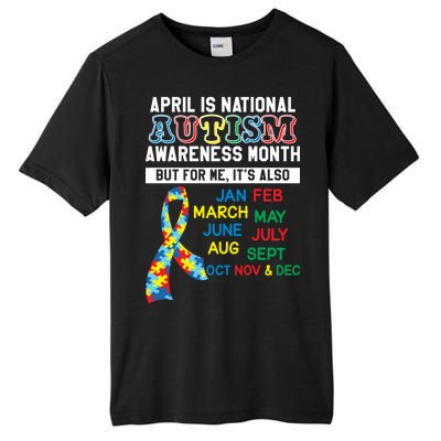 Every Month Is Autism Month Tall Fusion ChromaSoft Performance T-Shirt