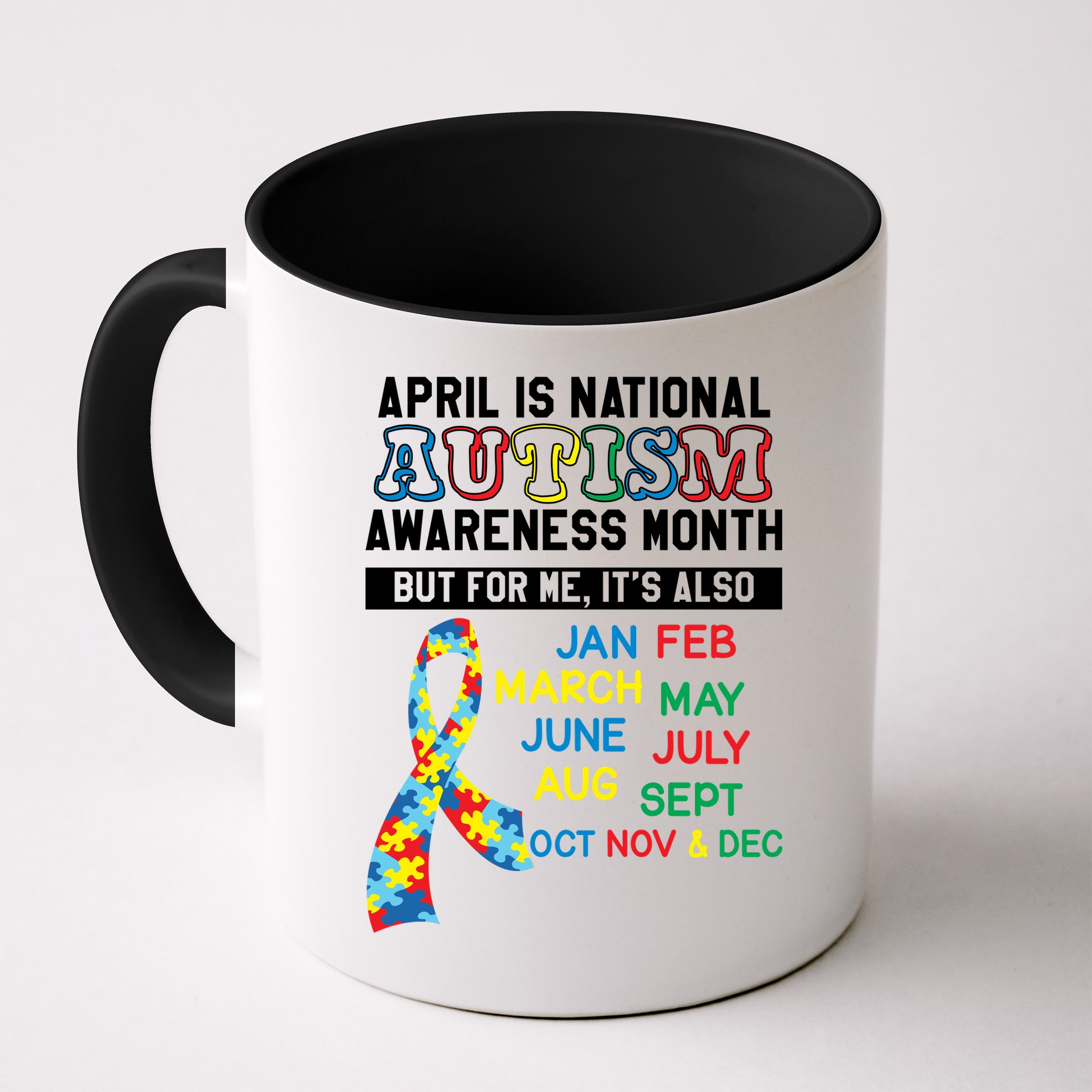 Every Month Is Autism Month Mug