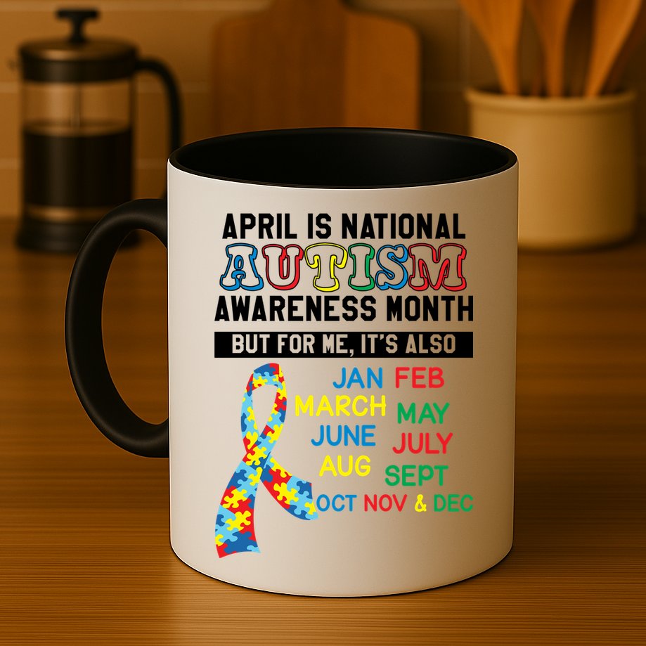 Every Month Is Autism Month Mug
