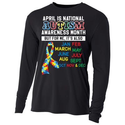 Every Month Is Autism Month Cooling Performance Long Sleeve Crew