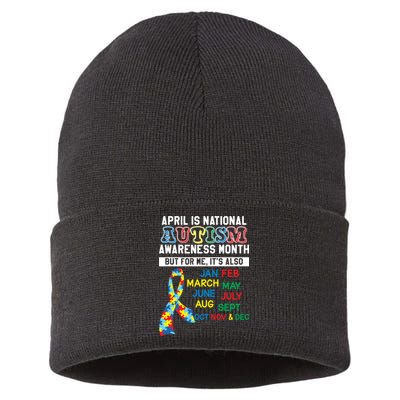 Every Month Is Autism Month Sustainable Knit Beanie