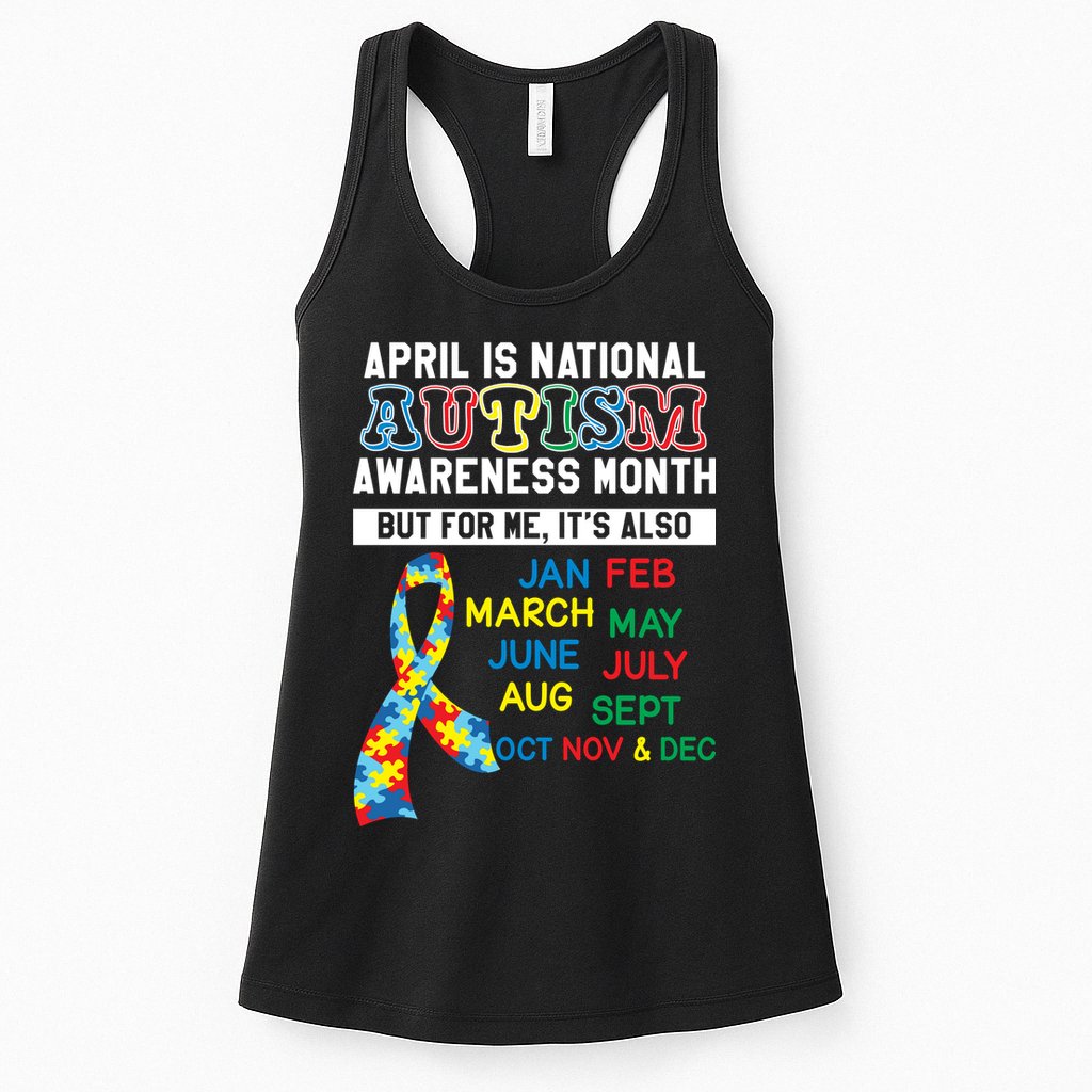 Every Month Is Autism Month Womens Tank Top