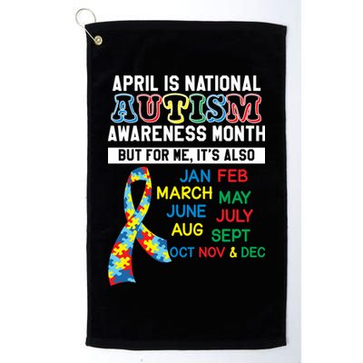 Every Month Is Autism Month Golf Towel