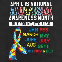 Every Month Is Autism Month Golf Towel