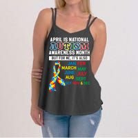 Every Month Is Autism Month Women's Strappy Tank