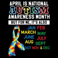Every Month Is Autism Month Kids T-Shirt