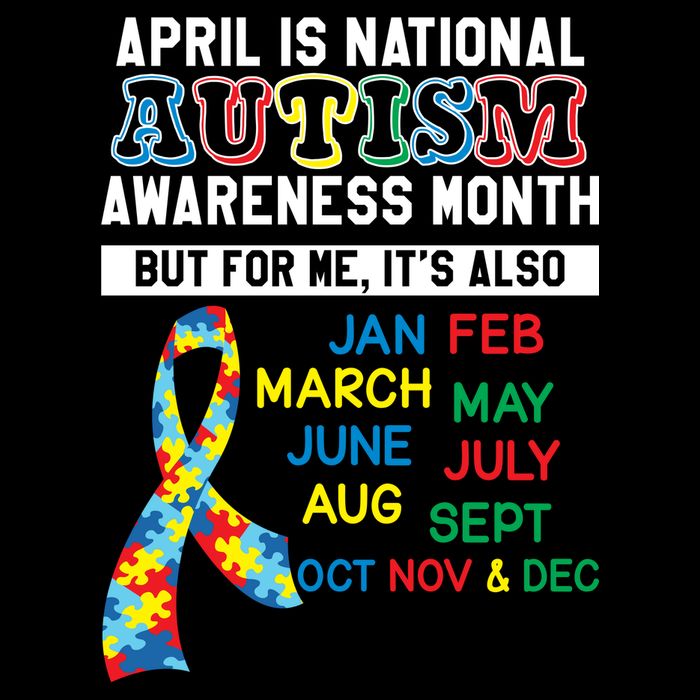 Every Month Is Autism Month Kids T-Shirt