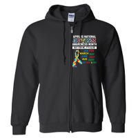 Every Month Is Autism Month Full Zip Hoodie