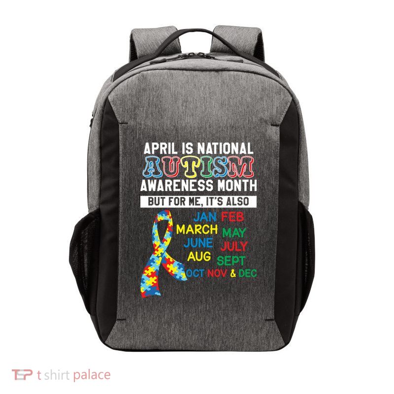 Every Month Is Autism Month Vector Backpack